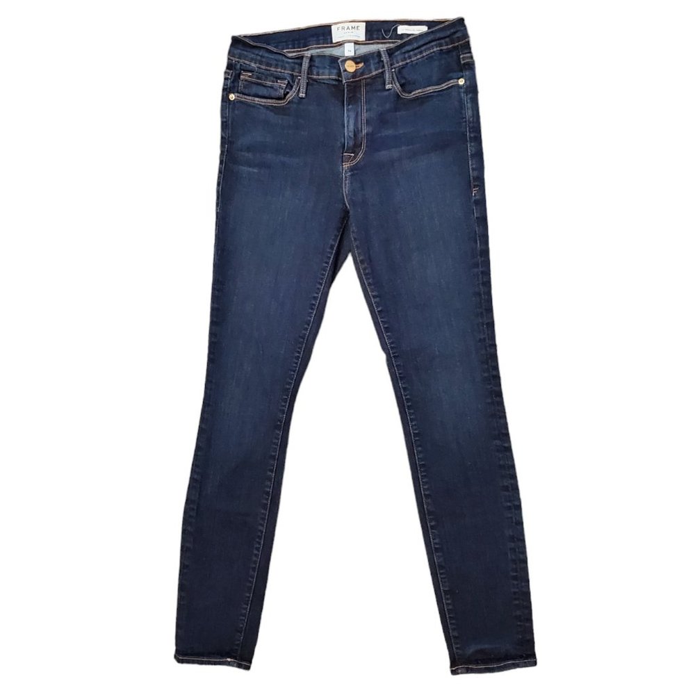 Frame LSJ899 Skinny de Jeanne 29 (Meas 27x28 9" Mid Rise) Queens Way Jeans A2